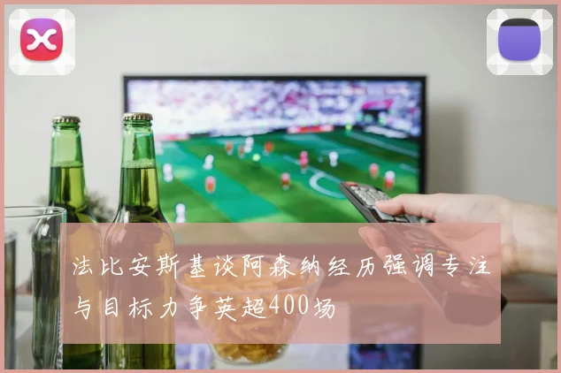 法比安斯基谈阿森纳经历强调专注与目标力争英超400场