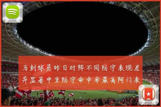 马刺球员昨日对阵不同防守表现差异显著申京防守命中率最高阿门表现低迷
